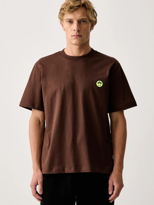 Zdjęcie produktu Barrow T-shirt bawełniany brązowy
