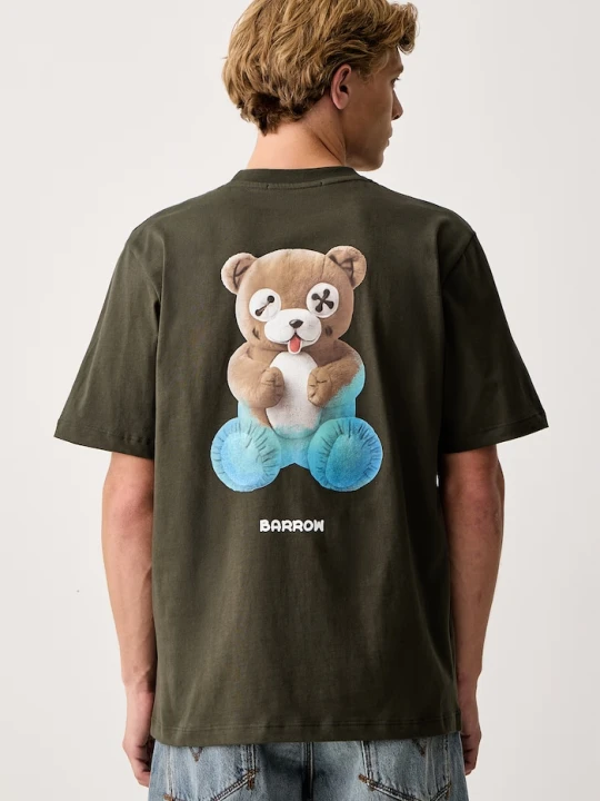 Zdjęcie produktu Barrow T-shirt bawełniany zielony