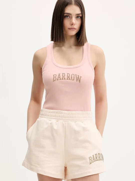 Zdjęcie produktu Barrow top damski bawełniany z elastanem różowy