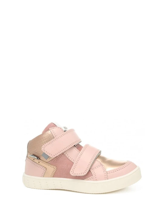 Zdjęcie produktu Bartek Skórzane sneakersy w kolorze złoto-jasnoróżowym rozmiar: 30