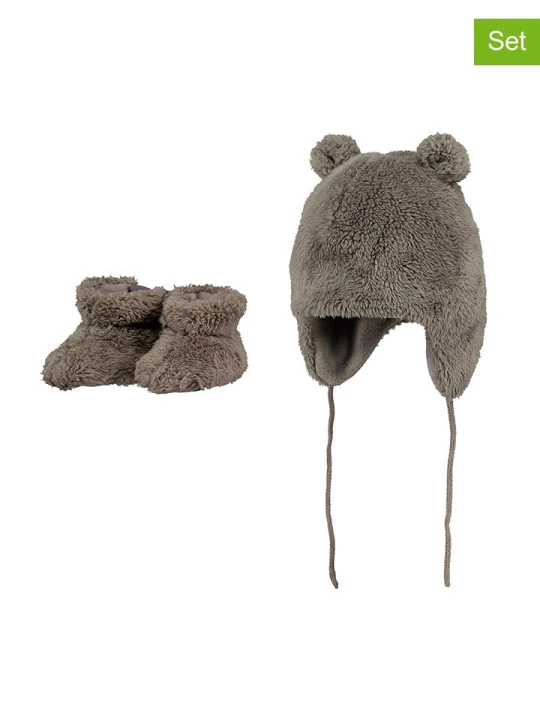 Zdjęcie produktu Barts 2-częściowy zestaw prezentowy "Noa" w kolorze brązowym rozmiar: 47 cm