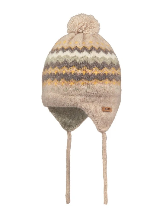 Zdjęcie produktu Barts Czapka "Jalem" w kolorze beżowym ze wzorem rozmiar: 47 cm