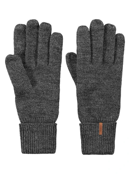 Zdjęcie produktu Barts Rękawiczki "Fine Knitted" w kolorze szarym rozmiar: 6