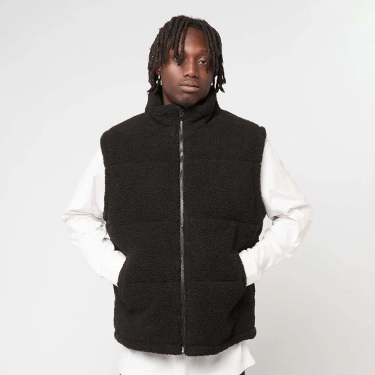 Zdjęcie produktu Basic Teddy Puffer Vest Urban Classics czarny