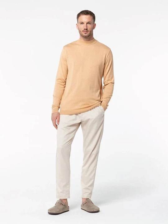Zdjęcie produktu Basiclo Sweter w kolorze jasnobrązowym rozmiar: XL