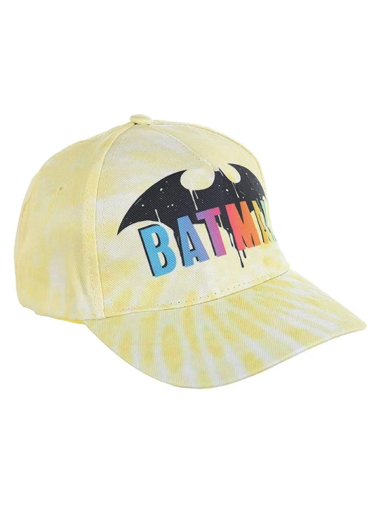 Zdjęcie produktu Batman Czapka "Batman" w kolorze żółtym ze wzorem rozmiar: 54 cm