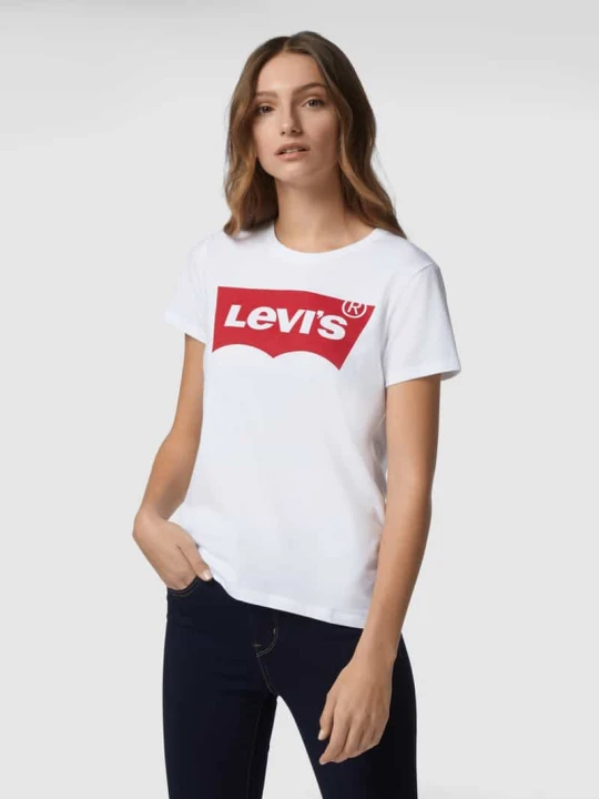 Zdjęcie produktu Batwing Tee - t-shirt z nadrukiem z logo Levi's Biały