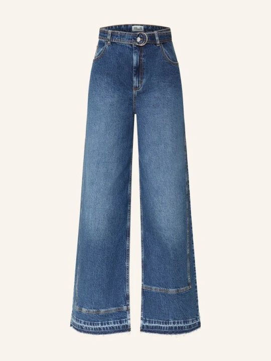 Zdjęcie produktu Baum Und Pferdgarten Dżinsy Z Szerokimi Nogawkami Niema blau C7864 Dark Blue Denim