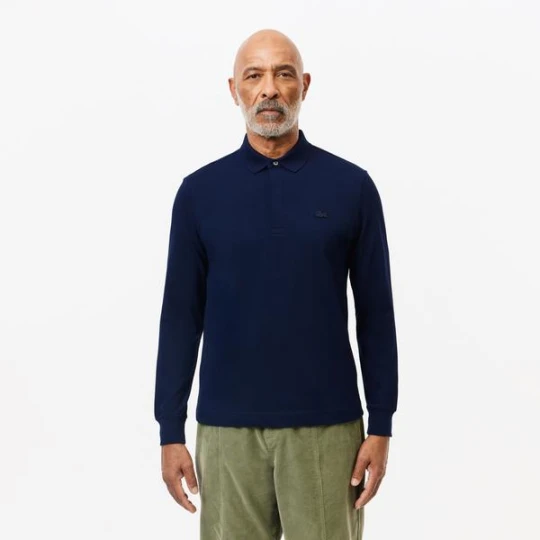 Zdjęcie produktu Bawełniana koszulka polo z długim rękawem Smart Paris Lacoste