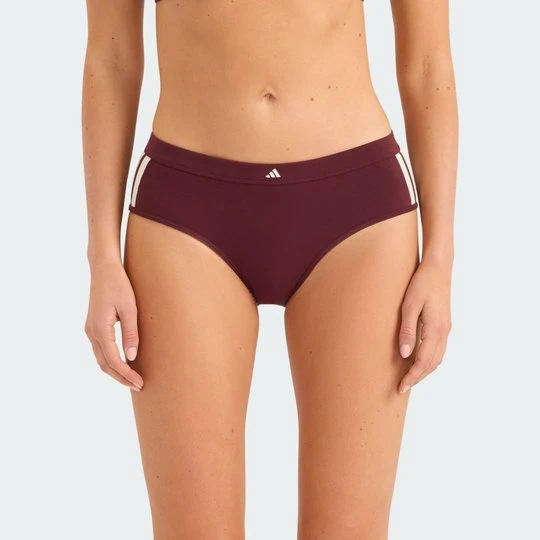 Zdjęcie produktu BAWEŁNIANE BIODRÓWKI Z 3 PASKAMI ACTIVE ESSENTIALS – 2 PARY W OPAKOWANIU Adidas
