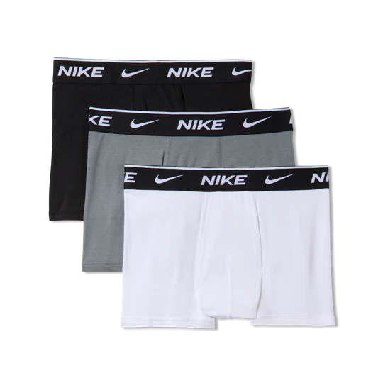 Zdjęcie produktu Bawełniane bokserki dla dużych dzieci Nike Dri-FIT Everyday Solid (3 pary) - Czerń