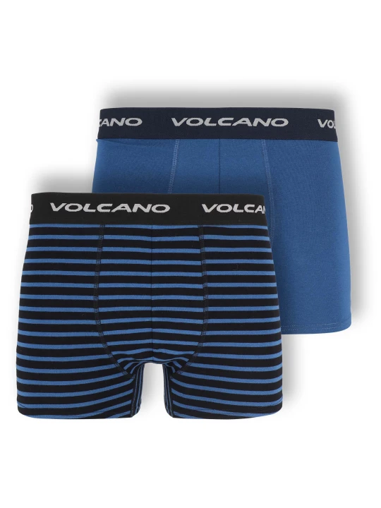 Zdjęcie produktu Bawełniane bokserki męskie, dwupak, U-BOXER Volcano Jasny niebieski - Jasny niebieski