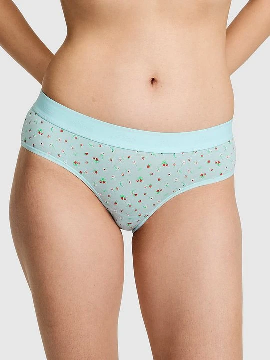 Zdjęcie produktu Bawełniane figi biodrówki z logo Victoria's Secret Z nadrukiem