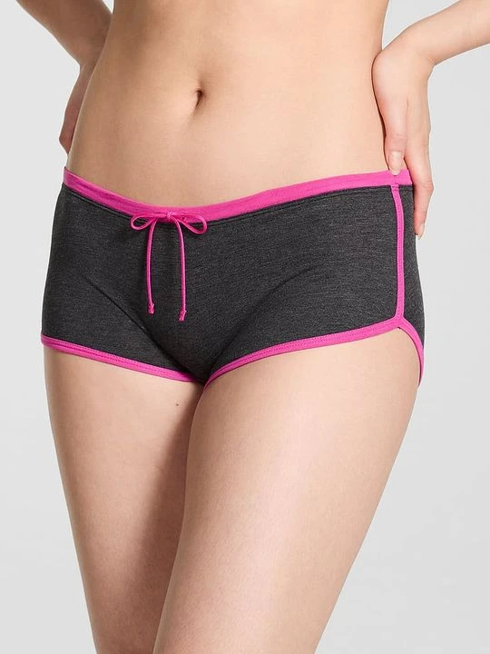 Zdjęcie produktu Bawełniane figi typu boyshort Dorm Victoria's Secret Szary