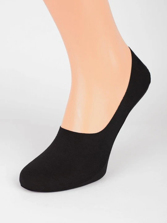 Zdjęcie produktu Bawełniane gładkie stopki męskie Discreet Black Marilyn