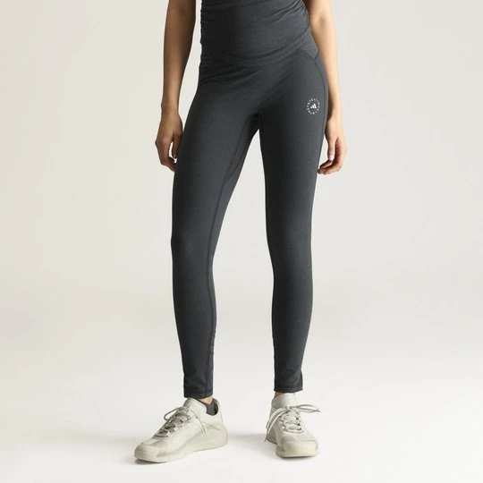 Zdjęcie produktu Bawełniane legginsy adidas by Stella McCartney Studio czarny