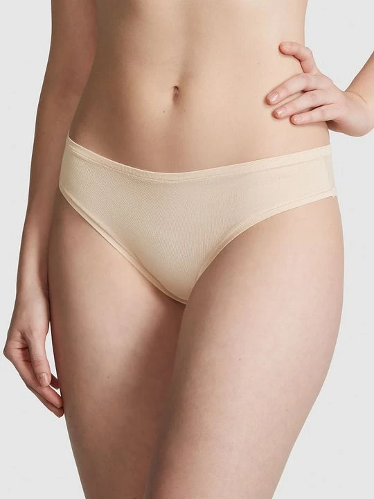 Zdjęcie produktu Bawełniane majtki Cheeky Victoria's Secret Beżowy