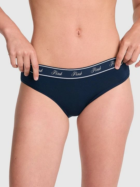 Zdjęcie produktu Bawełniane majtki hiphugger Victoria's Secret Niebieski