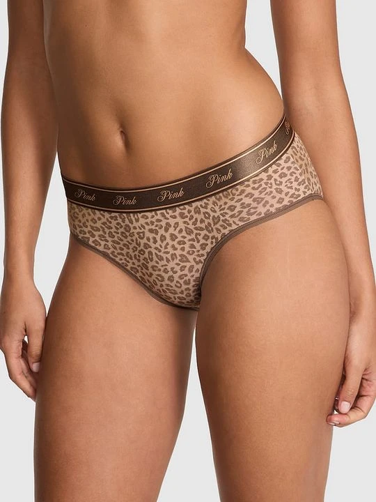 Zdjęcie produktu Bawełniane majtki Hiphugger z logo Victoria's Secret Z nadrukiem