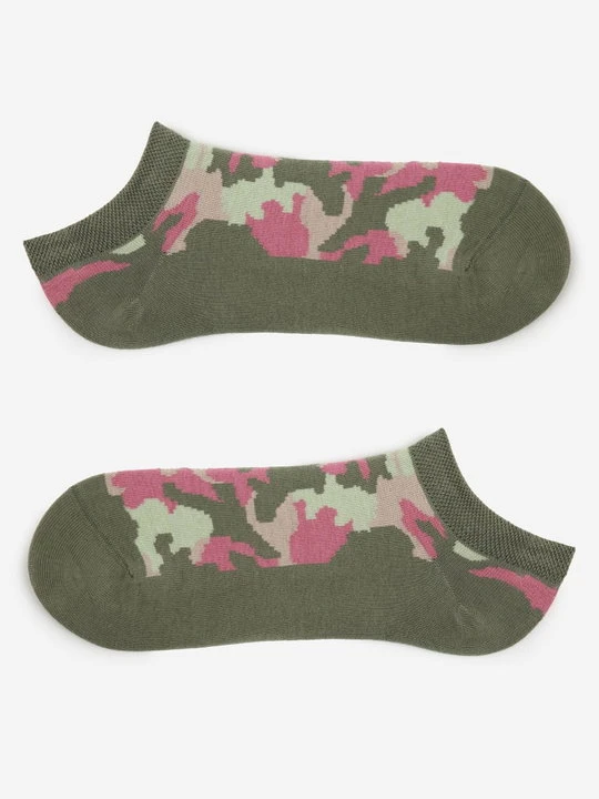 Zdjęcie produktu Bawełniane niskie skarpetki damskie Footies Moro Green Marilyn