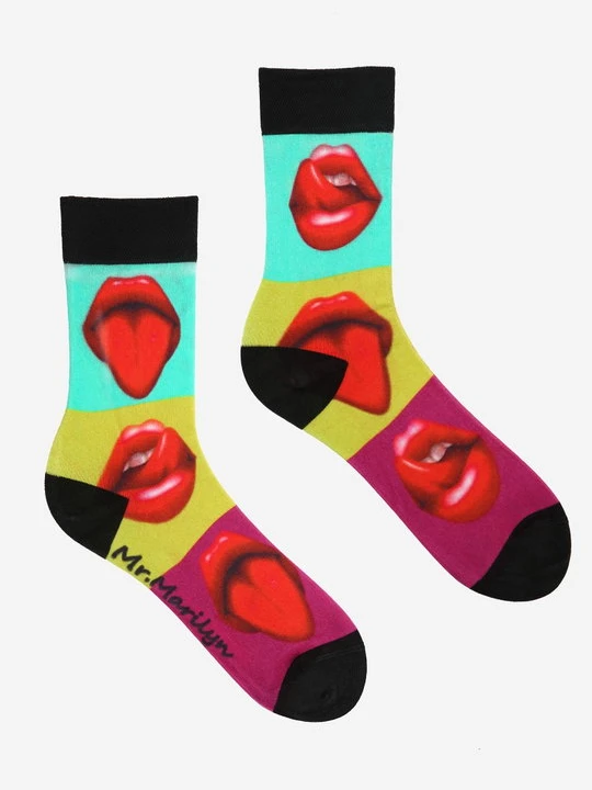 Zdjęcie produktu Bawełniane Skarpetki Męskie Special w Usta Lips Marilyn