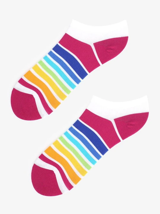 Zdjęcie produktu Bawełniane skarpetki stopki damskie w paski Footies Stripes 6 Marilyn