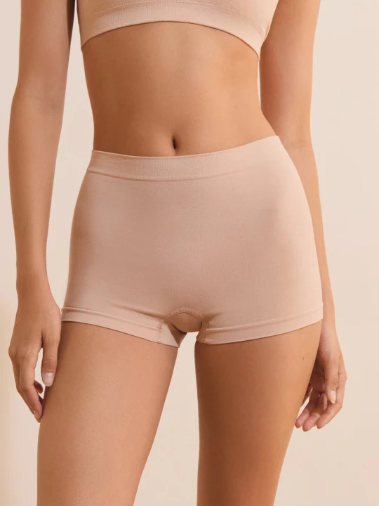 Zdjęcie produktu Bawełniane szorty boy leg optymalny komfort Etam mais