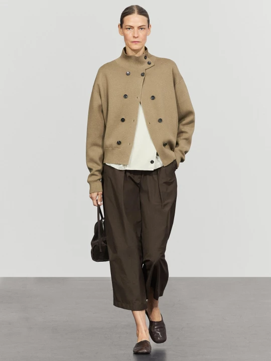 Zdjęcie produktu Bawełniany Kardigan Dwurzędowy - Sprany - Massimo Dutti - Female