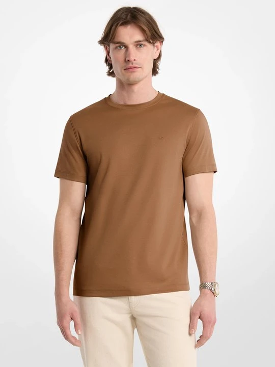 Zdjęcie produktu Bawełniany T-shirt Michael Kors ZIELONY DUFFLE (Zielony)