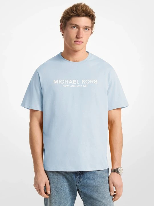 Zdjęcie produktu Bawełniany T-shirt z logo Michael Kors