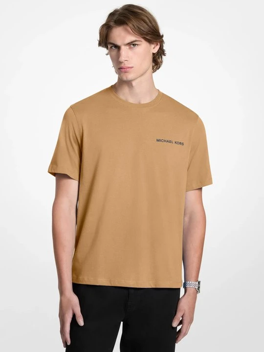 Zdjęcie produktu Bawełniany T-shirt z nadrukiem Michael Kors