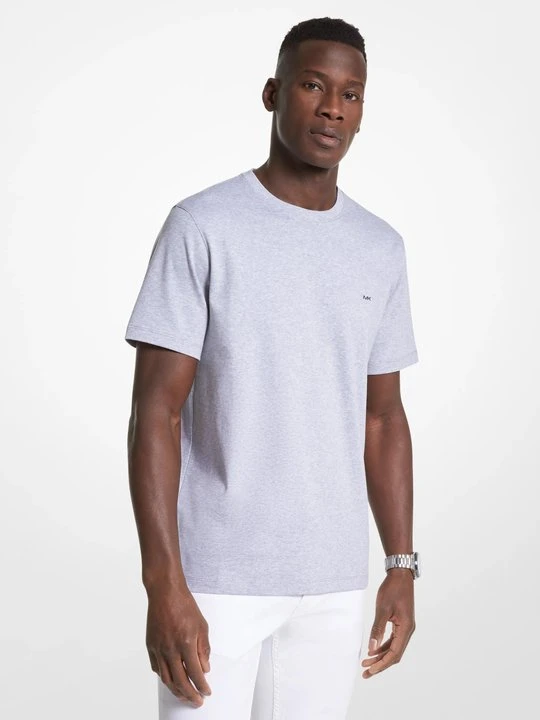Zdjęcie produktu Bawełniany T-shirt z okrągłym dekoltem Michael Kors
