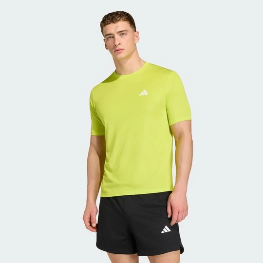 Zdjęcie produktu BAZOWA KOSZULKA DO ĆWICZEŃ ESSENTIALS Adidas Semi Solar Yellow