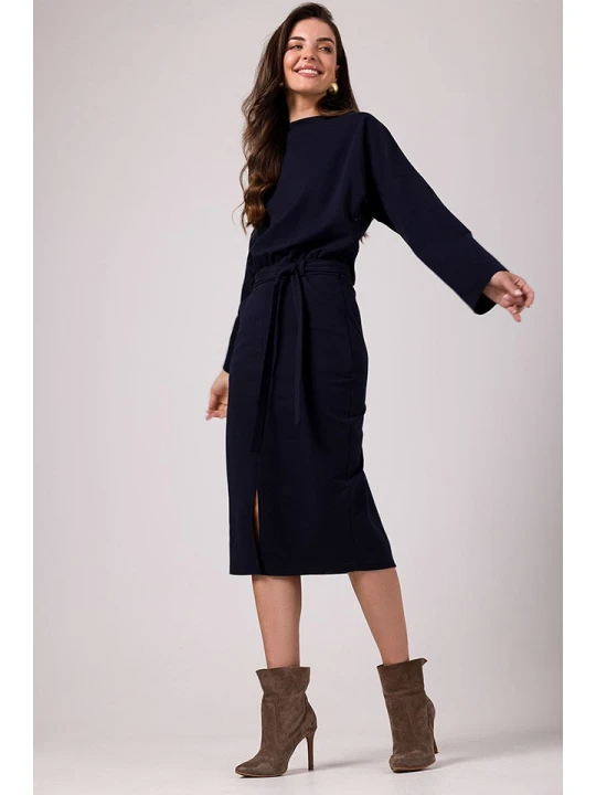 Zdjęcie produktu Be Wear Sukienka w kolorze granatowym rozmiar: XL