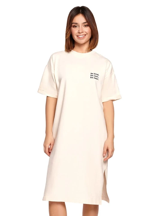 Zdjęcie produktu Be Wear Sukienka w kolorze kremowym rozmiar: M