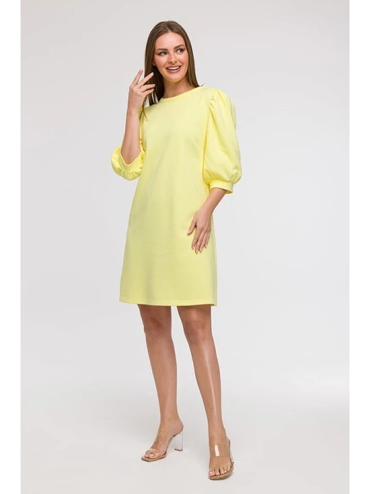 Zdjęcie produktu Be Wear Sukienka w kolorze żółtym rozmiar: XXL/3XL