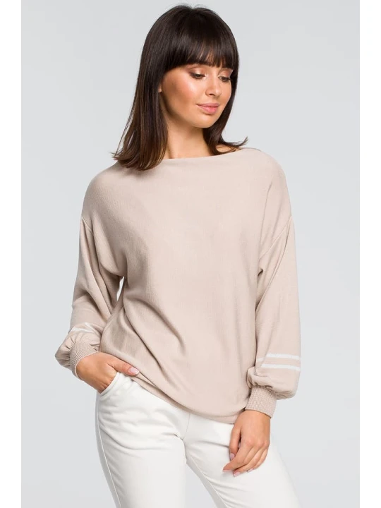 Zdjęcie produktu Be Wear Sweter w kolorze beżowym rozmiar: onesize
