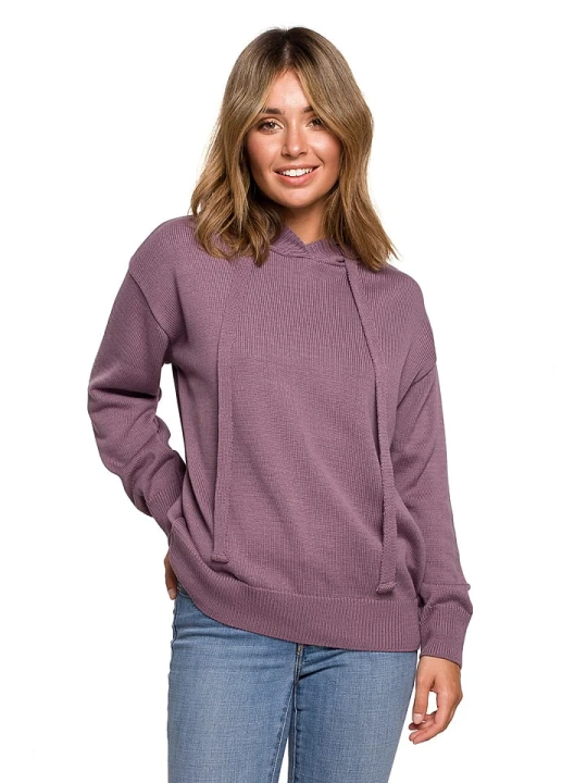 Zdjęcie produktu Be Wear Sweter w kolorze fioletowym rozmiar: L/XL