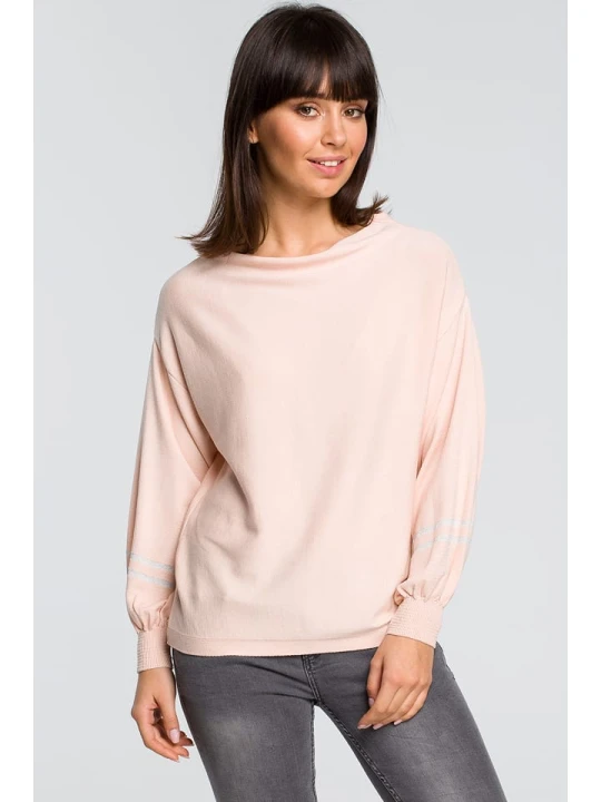 Zdjęcie produktu Be Wear Sweter w kolorze jasnoróżowym rozmiar: onesize