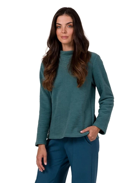 Zdjęcie produktu Be Wear Sweter w kolorze turkusowym rozmiar: L