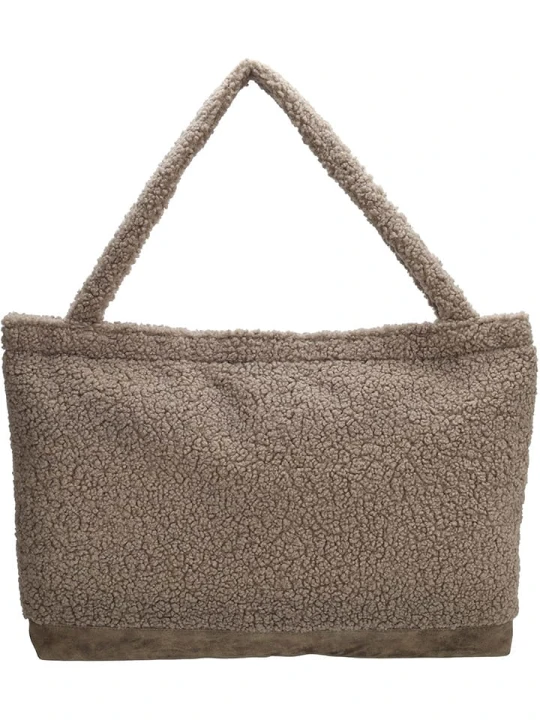 Zdjęcie produktu Beagles Shopper bag w kolorze szarobrązowym - 60 x 36 x 9 cm rozmiar: onesize
