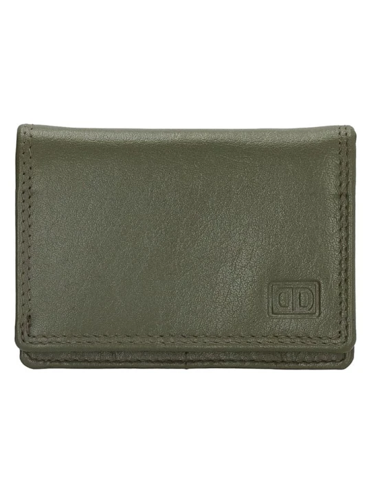 Zdjęcie produktu Beagles Skórzany portfel w kolorze khaki - 13 x 9 cm rozmiar: onesize