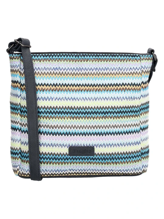 Zdjęcie produktu Beagles Torebka "Formentera" ze wzorem - 24 x 22 x 8 cm rozmiar: onesize