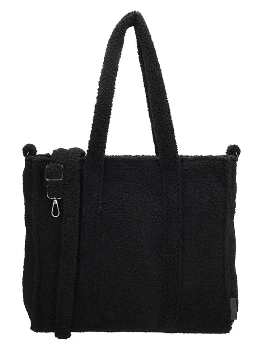 Zdjęcie produktu Beagles Torebka "Lugo" w kolorze czarnym - 37 x 33 x 11 cm rozmiar: onesize