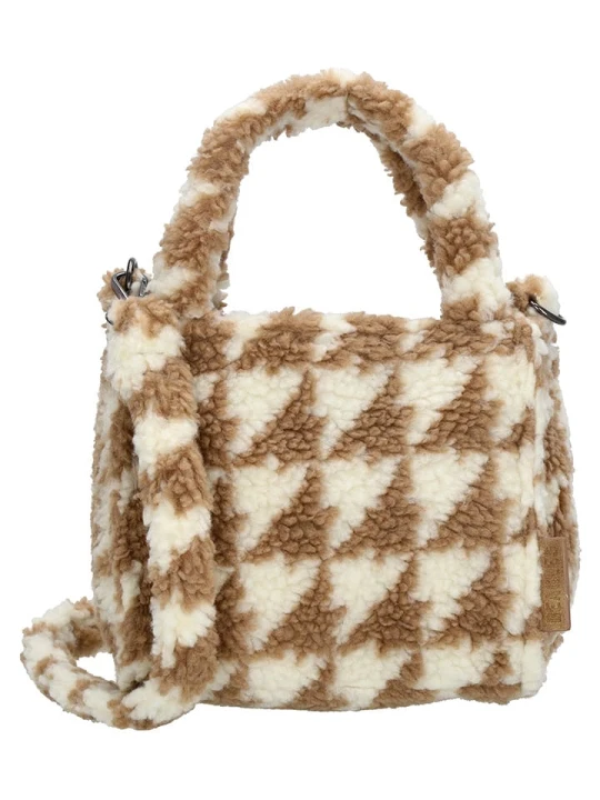Zdjęcie produktu Beagles Torebka w kolorze jasnobrązowo-kremowym - 17 x 17 x 8 cm rozmiar: onesize