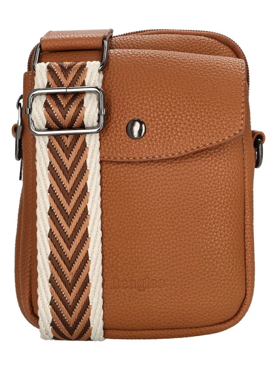 Zdjęcie produktu Beagles Torebka w kolorze jasnobrązowym - 14 x 18 x 7 cm rozmiar: onesize
