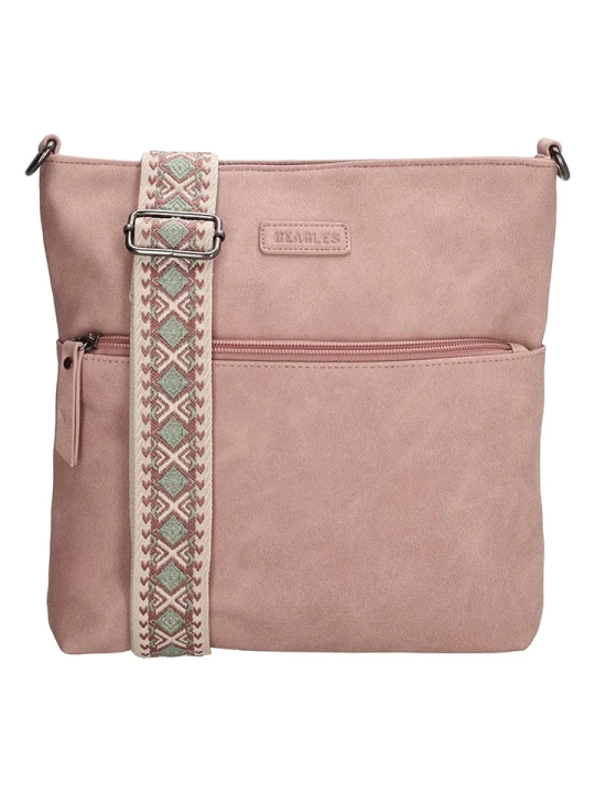 Zdjęcie produktu Beagles Torebka w kolorze szaroróżowym - 26 x 25 x 4 cm rozmiar: onesize