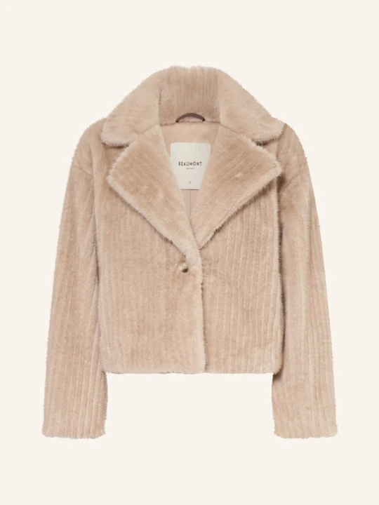 Zdjęcie produktu Beaumont Kurtka Ze Sztucznego Futra Fallony beige JASNOBRĄZOWY