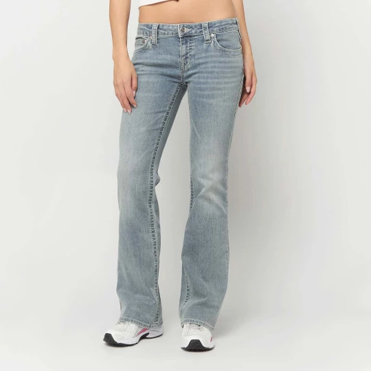 Zdjęcie produktu Becca Low Rise Bootcut True Religion niebieski