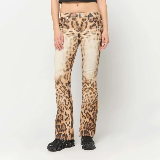 Zdjęcie produktu Becca Mid Rise Bootcut Flap True Religion brązowy